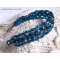 Belle de Nuit armband met bohemian glasfacetten en Swarovski kristallen tolletjes