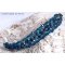 Belle de Nuit armband met bohemian glasfacetten en Swarovski kristallen tolletjes