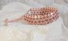 Rose Royale armband met roze Tila kralen, facetkralen en Swarovski kristalparels