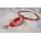 Nous Deux Haute-Couture barok hanger geborduurd met halfedelstenen parels en Swarovski kristal 