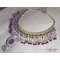 Queen of the Nights bib necklace, een douche van prachtige kristallen en parels. 