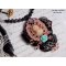 Hanger ketting Marquise geborduurd met parels, een zeer mooie kant, een weelderig juweel 