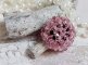 Anemoon ring met facetten en tupies in Swarovski kristal