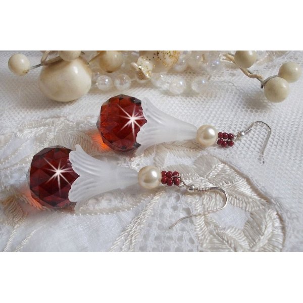BO Marielle met Swarovski kristallen en gefacetteerde Boheemse kristallen bollen