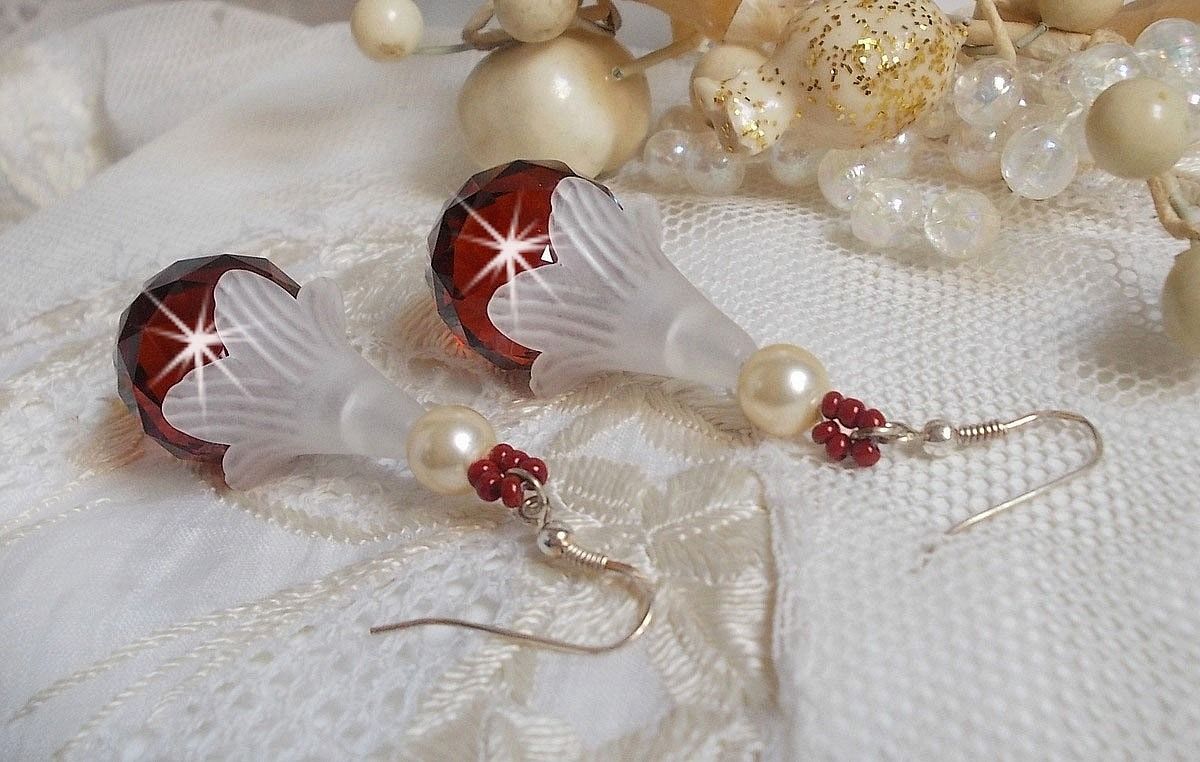 BO Marielle met Swarovski kristallen en gefacetteerde Boheemse kristallen bollen