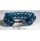 Belle de Nuit armband met bohemian glasfacetten en Swarovski kristallen tolletjes