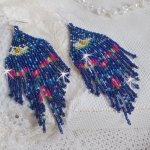 BO Waterlelies gemaakt met Miyuki zaailingen en Toho in blauw, roze, wit, geel, oranje en groen