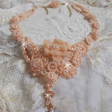 Idylle Beauté Haute-Couture ketting, alleen maar Swarovski-parels en rocailles. 