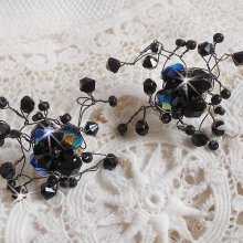 BO Douce Nuit met Swarovski kristallen tolletjes en glazen facetten