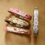 Gepersonaliseerde Florâme armband met vrijheidslint en leer naar keuze