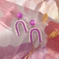 Boucles d'oreilles Iridis