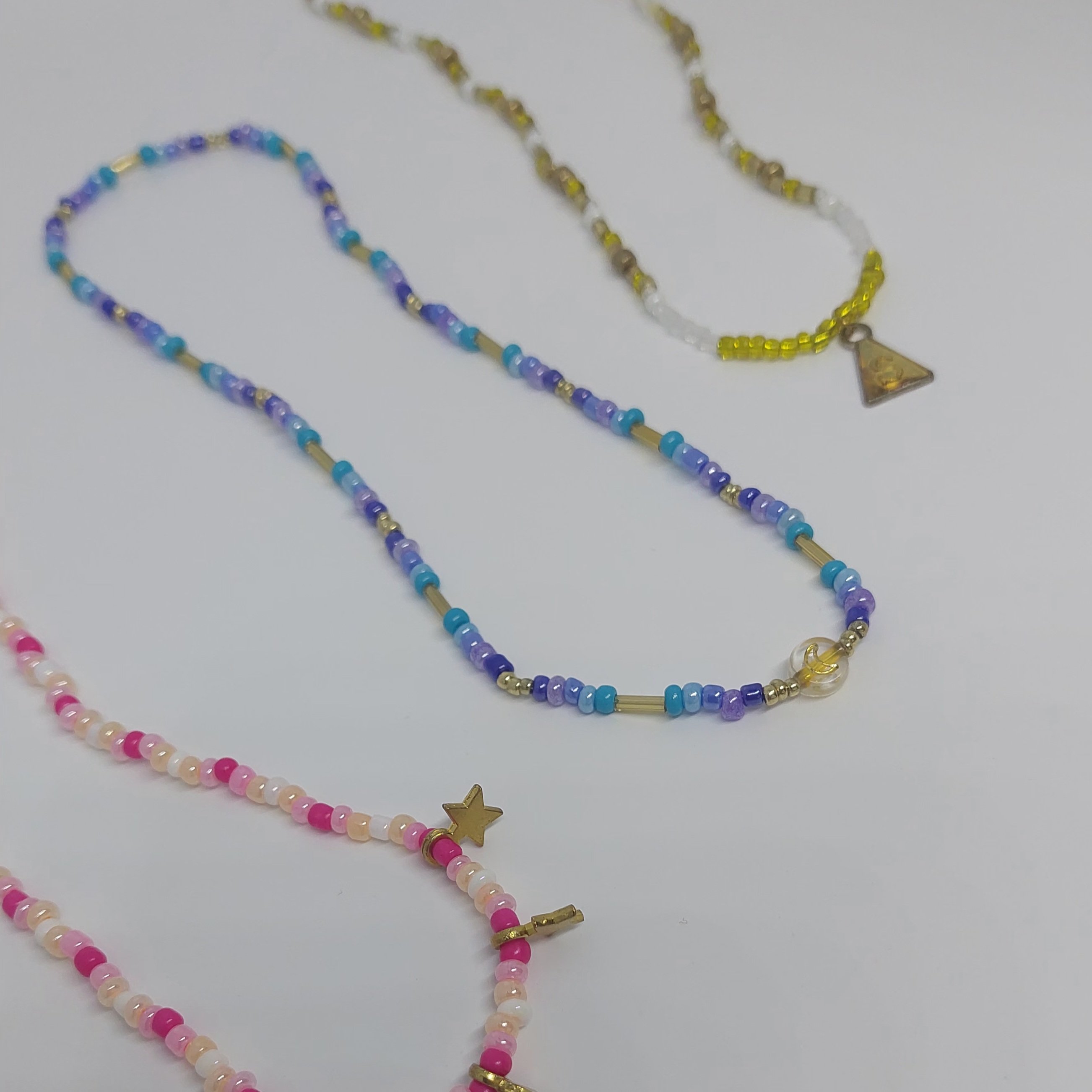 Ras du cou sorci&egrave;re : Perle Croissant de lune 