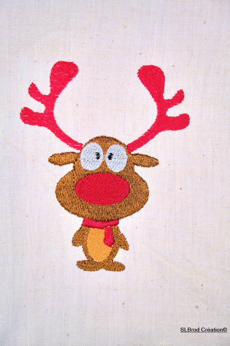 Klein rendier kersttasje