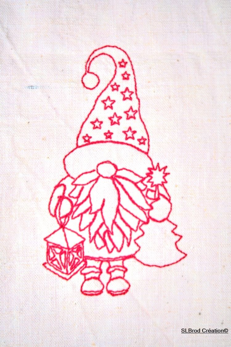 Kleine rode kabouter kersttas