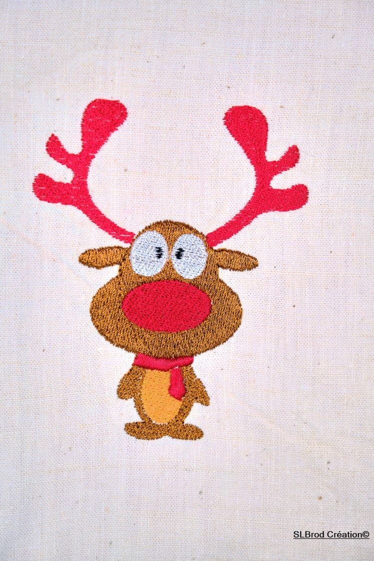 Klein rendier kersttasje