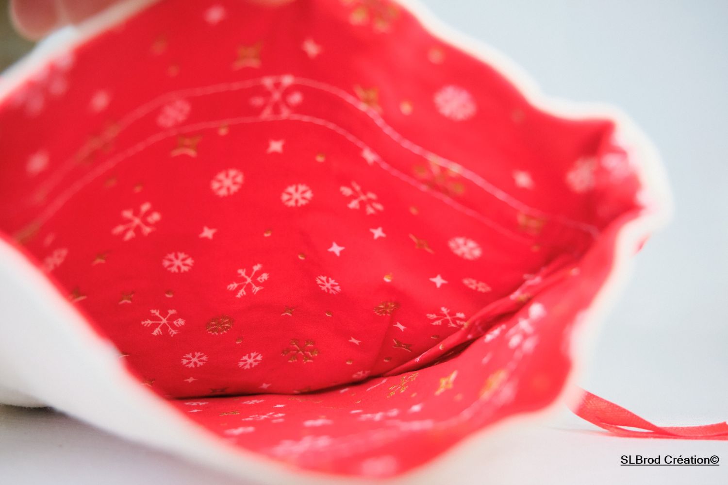 Klein rendier kersttasje