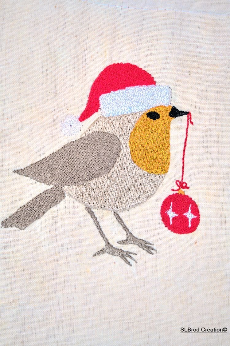 Kleine kerstbuidel Rouge gorge