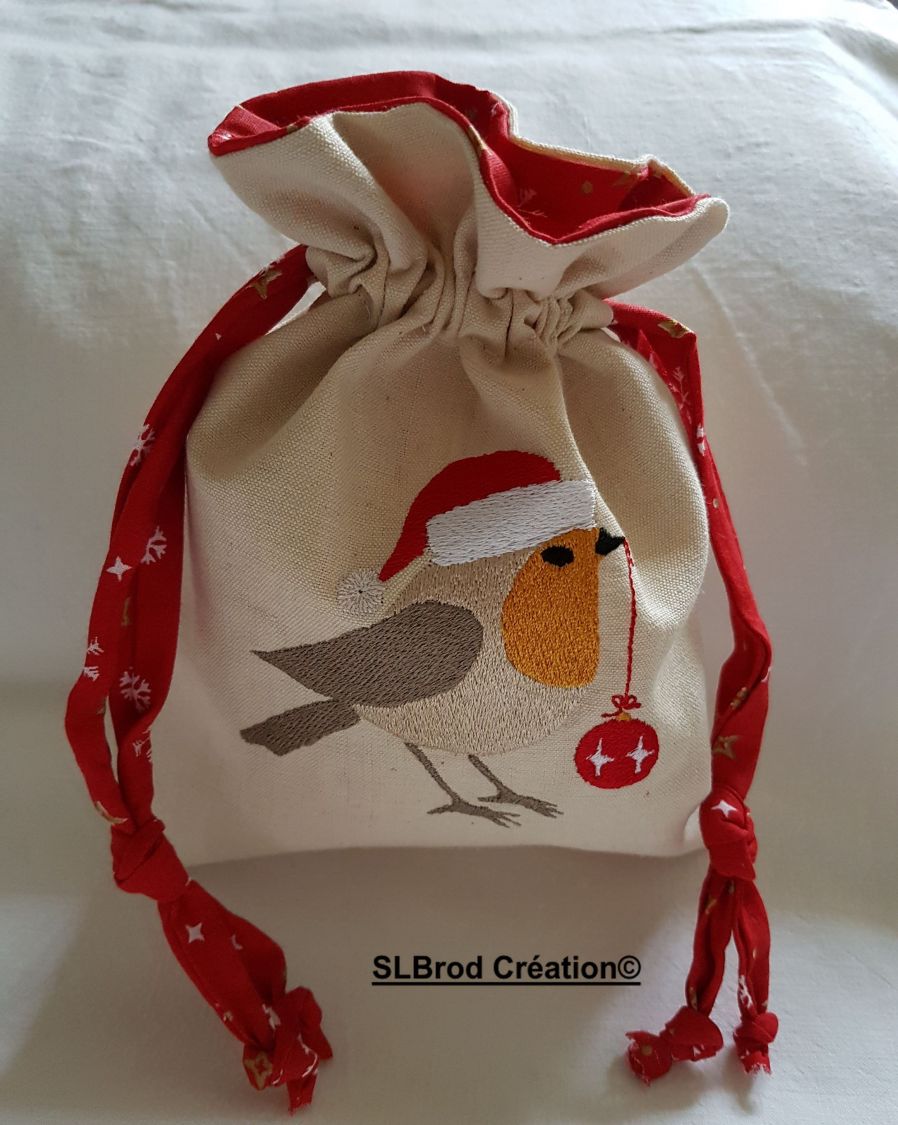 Kleine kerstbuidel Rouge gorge