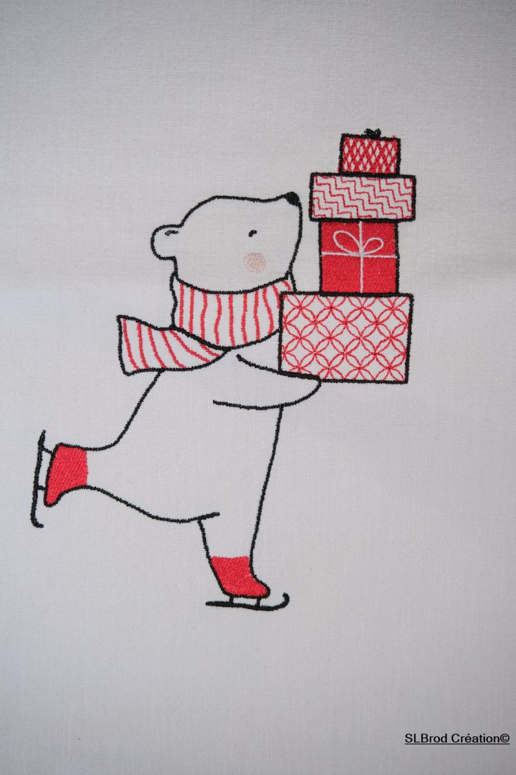 Kerstmis teddybeer middelgroot rood