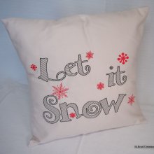 Laat het sneeuwen kussenhoes